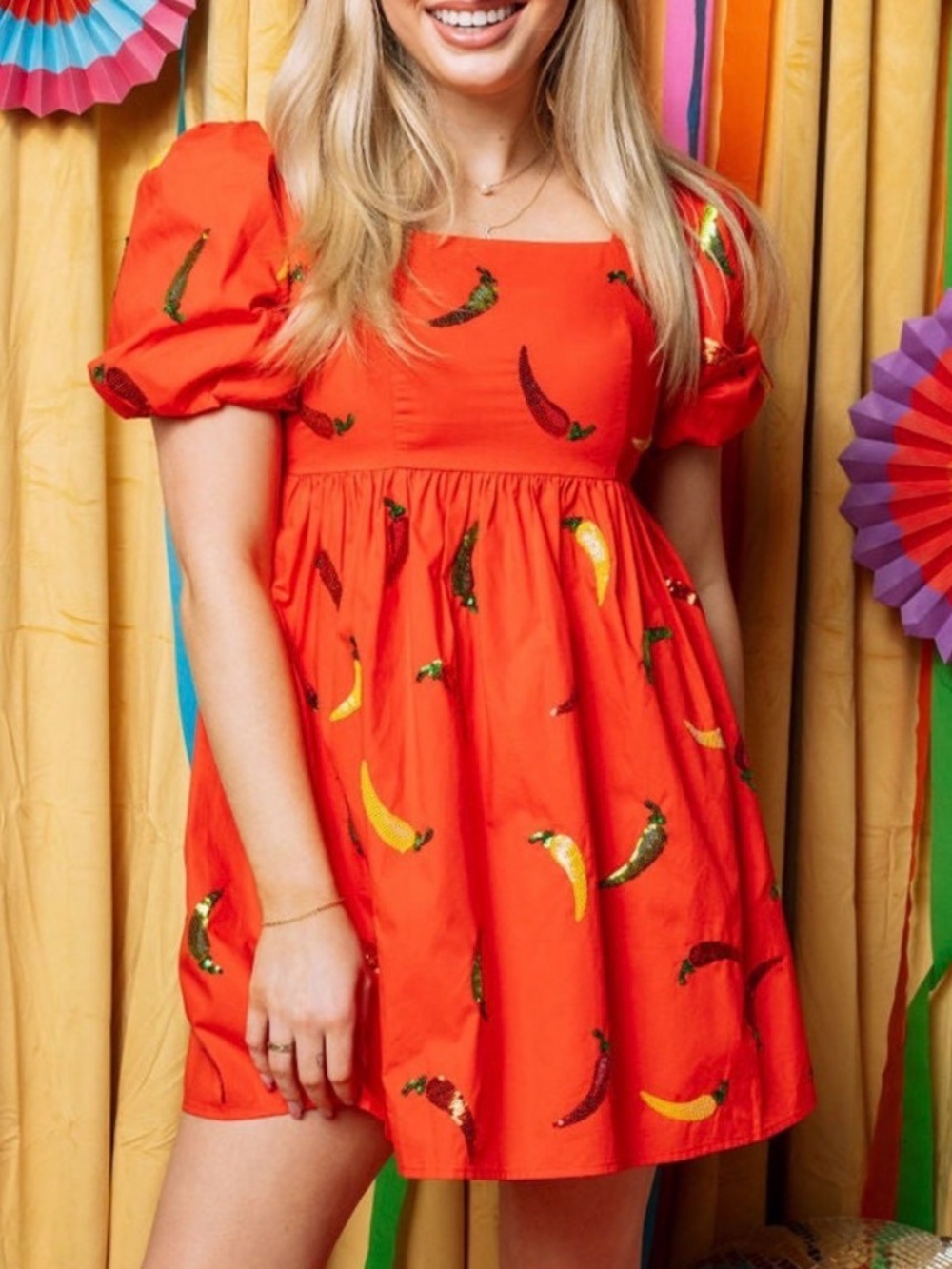 Queen of Sparkles Chili Pepper Dress